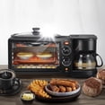 thumbnail image 3 of Toaster Smart Oven, 17.9 X 7.7 X 7.5in Countertop Convection 3 in 1 Multifunctional Home Breakfast Station Toaster Oven Electric Breakfast Maker for Kitchen, 3 of 7