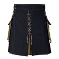 thumbnail image 2 of Kcodviy Design Sense Trend Scottish Stocking Gift Holiday Dress Color Medieval athletic Sweatpants Pleated Skirt, 2 of 3