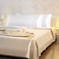 thumbnail image 2 of PiccoCasa Satin Body Pillowcases 2 Pcs Soft with Zipper Closure White 20"x54", 2 of 7