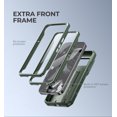thumbnail image 4 of Dexnor for Google Pixel 9 Pro Case with Slide Camera Cover & Built-in Screen Protector & Heavy-Duty Kickstand,Full-Body Protective Cover Rugged Bumper Cases for Pixel 9 Pro 2024, Green, 4 of 8