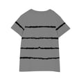 thumbnail image 4 of Yuyuzo T-Shirts pour Garçons et Filles, Manches Courtes, Col Rond, Rayé, Mignon, Été, 4 of 5