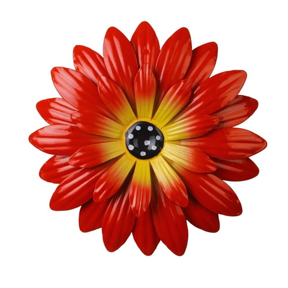 EASTIN Metal Flower Wall Art Outdoor Wall Decoration Handcrafted Metal Sunflower Wall Decor Vibrant Flower Art for Garden Home