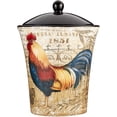 thumbnail image 2 of Certified International 23656 Gilded Rooster Canister Set (3 Piece), One Size, Multicolor, 2 of 6