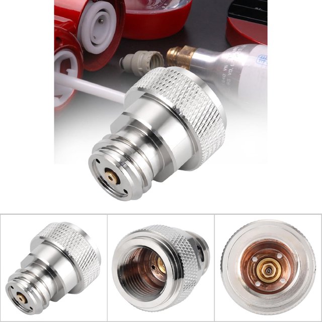 Conversion de Bidon, Accessoires de Pièces de Gamme Adaptateur en Laiton CO2 Remplacer la Conversion de Bidon