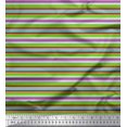 thumbnail image 1 of Soimoi Georgette Viscose Fabric Horizontal Stripe Decor Fabric Printed Yard 42 Inch Wide, 1 of 5