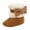 ZC-Brown, variant on Splozh Toddler Girls Boys Fleece Shoe Baby Girls and Boys Warm Shoes Soft Booties Soft Comfortable Toddler Shoes Warming Cotton Shoes Grey,6-9 Months