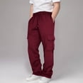 thumbnail image 3 of XZNGL Boys Sweatpants, Drawstring Waist, Multiple Pockets, Polyester Fabric, Relaxed Fit, Ankle-Length Jogger Style, for Daily Wear and Outdoor Activities, 3 of 7