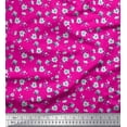 thumbnail image 1 of Soimoi Rayon Fabric Leaves & Magnolia Floral Fabric Prints By Yard 56 Inch Wide, 1 of 5