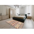 thumbnail image 4 of Ahgly Company Tapis d'Intérieur Ronds Abstraits Rouille Rose Abstraits pour Aire, 6 Pieds Rond, 4 of 6