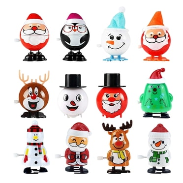 Bas de Noël pour Enfants Max 12 Pcs Assortiment de Jouets à Remonter pour Fêtes de Noël Remplissage de Sacs Bas de Noël Christmas Christmas