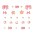 thumbnail image 4 of Elegant Pearl Resin Flower Shoe Charms Decorative Accessories For Women Girls Birthday Party, 4 of 4