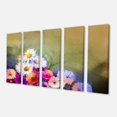 thumbnail image 2 of White Sunflower and Gerbera Flowers - Floral Canvas Art Print, 2 of 3