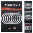 thumbnail image 4 of 5pcs 9FT Fly Fishing Tapered Leader Fly Taper Line Leader Fishing Line With Loop 5X, 4 of 9