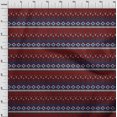 thumbnail image 3 of oneOone Viscose Jersey Fabric Geometric & Floral Block Printed Craft Fabric BTY 60 Inch Wide, 3 of 5