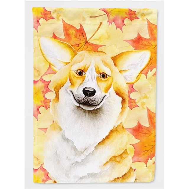 Carolines Treasures CK1404GF Corgi Fall Flag - Taille Jardin
