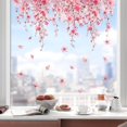thumbnail image 1 of Fleur Cerisier Stickers Fenetre Fleurs Roses Autocollant Fenetre Suspendues Printemps Appliques Sticker Fenetre Réutilisables de Porte Vitre Fenêtre en Verre Antistatique Double Face, 1 of 5