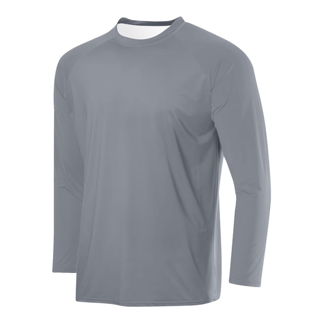 LOVZFMLL Men's Shirts, Solid Essential Crew Neck T-Shirts, Casual Everyday Versatile for Layering, Relaxed Fit Fall Clothes