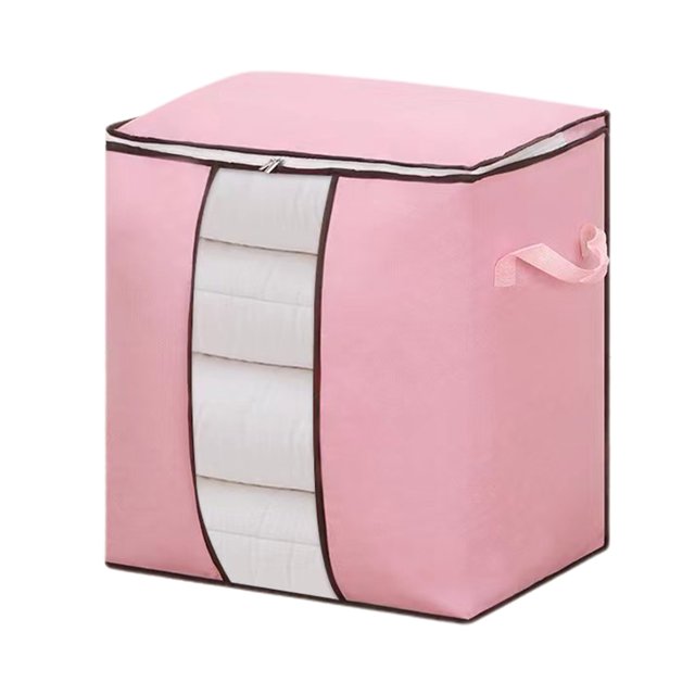 EGNMCR Storage Containers, Kitchen Storage & Organization Heavy Duty Storage With Reinforced Handles Extra Large Storage Bags For Clothes Tote Bag Double Zipper For Space Saving Travel storage pocket