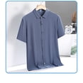 thumbnail image 2 of Sun Protection Shirts for Men Upf 50+ Long Sleeve Hooded Polo Shirts Polyester Quick Dry, 2 of 5