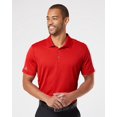thumbnail image 1 of Adidas Polo de Performance pour Hommes, 3TG, Rouge Collégial, 1 of 4