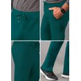 thumbnail image 4 of Adar Addition Scrubs for Men - Slim Leg Cargo Drawstring Scrub Pants - A6106 - Dark Teal - 3X, 4 of 8