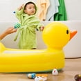 thumbnail image 3 of Munchkin White Hot Inflatable Duck Safety Baby Bath Tub, Includes White Hot Technology and Drain Hole, Non-Slip Surface and Contoured Headrest, Yellow, 3 of 7