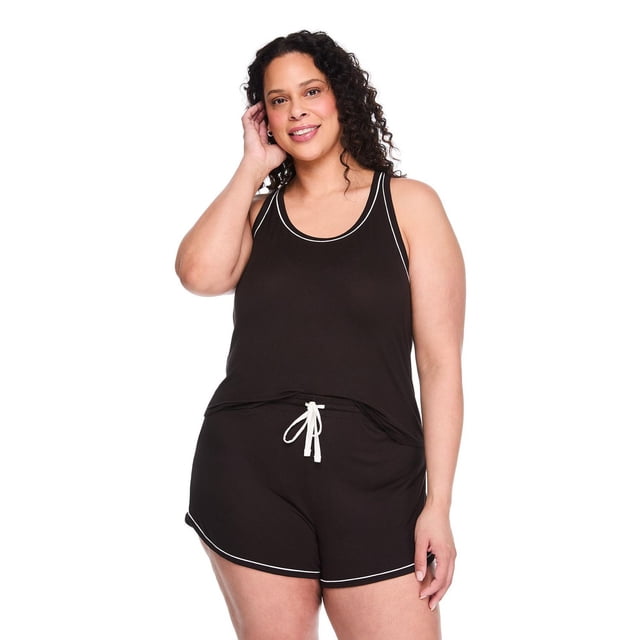 George Women's Plus Two Piece Pajama Set