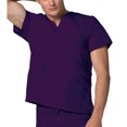 thumbnail image 2 of Adar Universal Unisex V-Neck Tunic 3 Pocket Scrub Top (Available in 39 Colors), 2 of 7