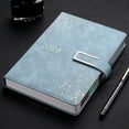 thumbnail image 1 of Fridja 2025 Schedule Planner with Date Notes, A Monthly, Weekly & Daily Planner 2025 for Planning Your Success, Solid Color A5 Size Hardcover Start Anytime and Achieve your Goals, Light Blue, 1 of 5