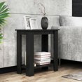 thumbnail image 2 of Gymax 2-Tier End Table Modern Sofa Bedside Compact Nightstand w/ Storage Shelf, 2 of 9