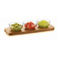 thumbnail image 2 of Ensemble de 3 bols pour condiments en acacia de Libbey, 2 of 2