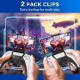 thumbnail image 2 of PS5 Controller Phone Mount Holder for iPhone Android, PS5 Remote Play Backbone Clip Compatible with PlayStation 5 Dualsense Gaming Controller with Adjustatble Switch Black, 2 of 6