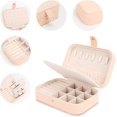 thumbnail image 4 of Petite Boîte à Bijoux, Boîte de Rangement pour Colliers et Bagues Mini Boîte à Bijoux à Double Couche Boîte de Rangement de Bijoux de Voyage pour Femmes et Filles Cadeaux, 4 of 7