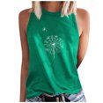 thumbnail image 1 of Besolor Débardeurs pour Femmes 2024 T-Shirts Sans Manches Imprimés Tendance Col Rond Tunique d'Été Décontractée, 1 of 5