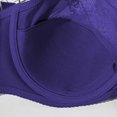 thumbnail image 3 of VEKDONE Woman's Embroidery Thin Style Ventilate Large Size Bra Steel Rim Blue 48/110G, 3 of 4