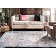 thumbnail image 4 of SAFAVIEH Madison Judith Tapis Géométrique Floral, 4 of 7