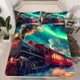 thumbnail image 2 of Erosebridal Ensemble de Draps de Train Grand pour Enfants Garçons Filles, Ensembles de Literie Aurora Rêveuse, 4 Pcs, 2 of 6