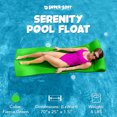 thumbnail image 2 of TRC Recreation Serenity 1.5" Thick Swimming Pool Float Mat, Fierce Green, 2 of 12