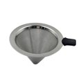 thumbnail image 1 of Shisuyan Stainless Steel Pour Over Coffee Cone Dripper Reusable Single Serve Coffee Maker (101x80mm), 1 of 8