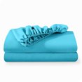 thumbnail image 1 of Bare Home 2-Pack Fitted Sheets - Premium 1800 Collection - Ultra-soft - Deep Pocket - Twin, Aqua, 1 of 7
