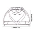 thumbnail image 3 of Chmadoxn Kitchen Gadgets, Semicircular Table Number Rack Iron Paper Towel Rack Living Room Paper Towel Rack Vertical Napkin Rack Paper Towel Storage Stainless Steel Paper Towel Holder, 3 of 6