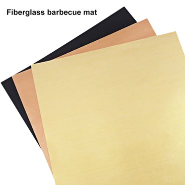Tapis de Grillade Antiadhésifs Résistants à la Chaleur Réutilisables pour Barbecue au Charbon Électrique, Cuivre, 2 Pcs