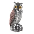 thumbnail image 1 of Realistic Away Owls Statue Bird Deterrent Owl Decoy Fake, 1 of 8
