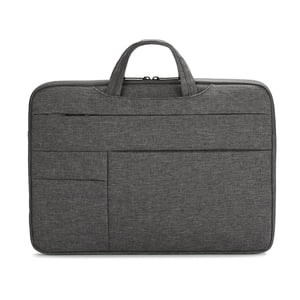 Yeacher Sac portable portable 14 inch Étui pour ordinateur portable Étanche en nylon Sac portable mallette Loisirs Sac à main Business Gris foncé