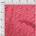 thumbnail image 2 of oneOone Cotton Poplin Red Fabric Animal Skin Sewing Craft Projects Fabric Prints By Yard 42 Inch Wide, 2 of 4