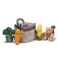 thumbnail image 2 of Lambs & Ivy Plush Veggie Basket Play Set with Interactive Stuffed Vegetable Toys, 2 of 4