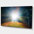 thumbnail image 2 of Hommes et Soleil Brillant Panorama - Impression sur Toile Paysage, 2 of 4