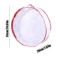 thumbnail image 3 of Birdeem Sac de Rangement Transparent Simple Face 24 Po pour Couronne de Noël et Bagues de Noël en Pvc, 3 of 6