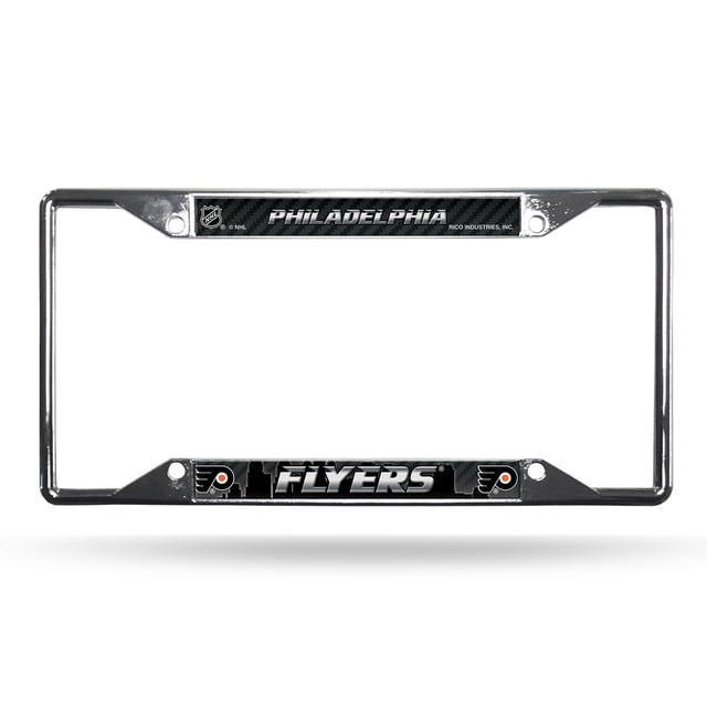 Philadelphia Flyers Cadre de Plaque d'Immatriculation Chrome Vue EZ