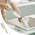 thumbnail image 1 of Long Handle Wooden Loofah Dish Cleaning Brush For Bottles Cups Glassware Kitchen Scrubber Tool, 1 of 3